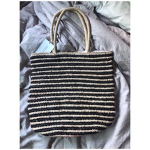 Striped Tote Bag